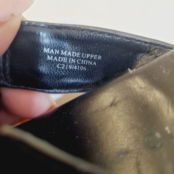 Ann Marino Black Sandals Size 7 - Picture 7 of 9